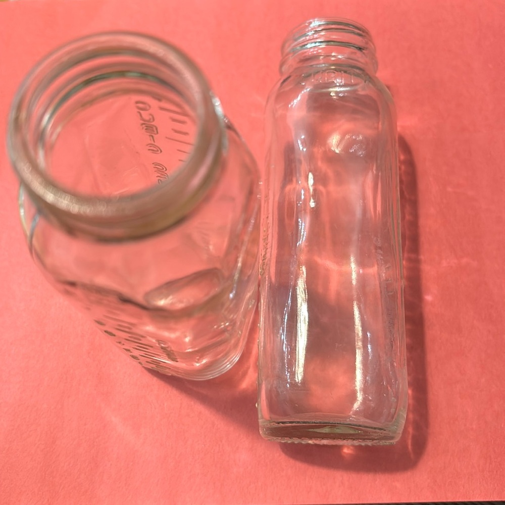 Vintage Curity glass baby bottle